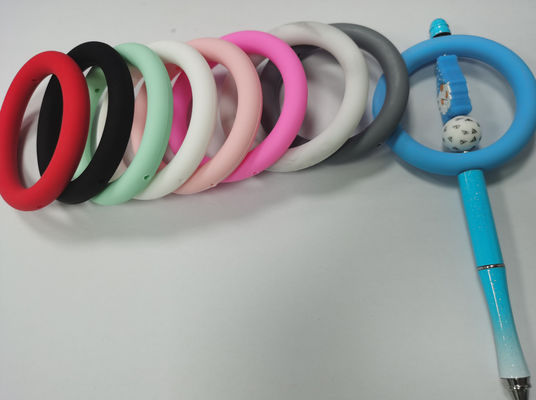 Decoración de cadena dominante libre no tóxica del silicón O Ring Focal Beads BPA DIY