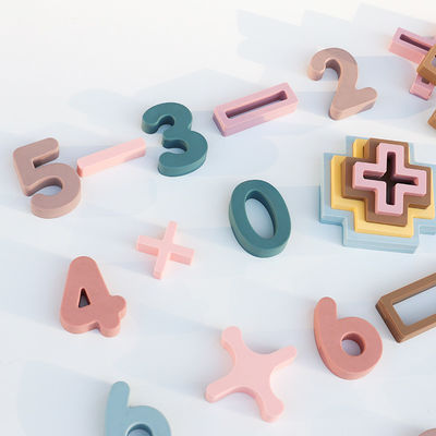 2025 NOVA Llegada OEM ODM juguetes de silicona para bebés número paquete de matemáticas para niños juegos educativos