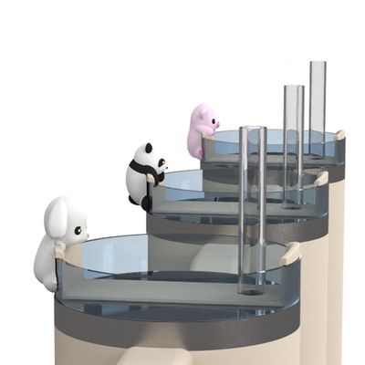 Accesorios para bares Bonitos dibujos animados Panda Conejo Conejo Cerdo Diseño BPA Libre Silicona de grado alimenticio Aceesoreis para botellas Tumblers