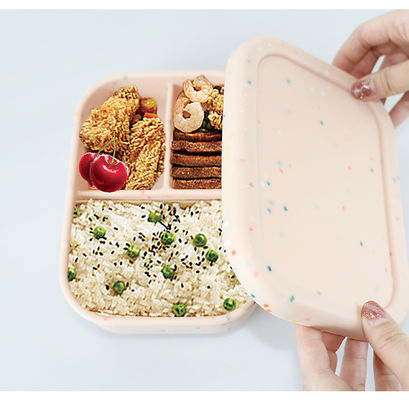 calidad  Sustainable Silicone Food Storage Container For Students Workers ODM fábrica