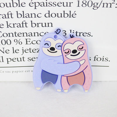 Silicón personalizado bebé colorido Teether con el caballo Dino Shape de las ovejas