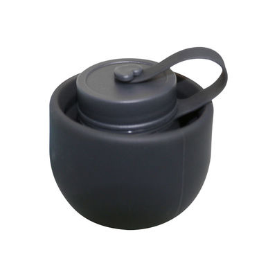 Suavidad 500Ml plegable de la botella de agua del silicón del ODM del OEM para correr