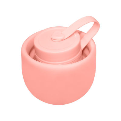Suavidad 500Ml plegable de la botella de agua del silicón del ODM del OEM para correr
