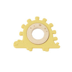 Pulsera de madera de los juguetes de los niños del silicón del multicolor para el niño