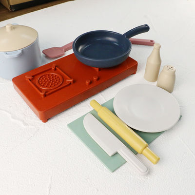 2023 nuevos juguetes libres no tóxicos del silicón del bebé de BPA para cocinar de la cocina de la casa del juego