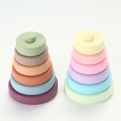 Juguetes funcionales multi del silicón del bebé coloridos con el material amistoso del grado médico de Eco