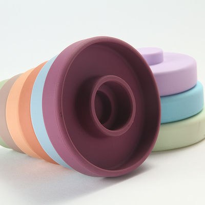 Juguetes funcionales multi del silicón del bebé coloridos con el material amistoso del grado médico de Eco