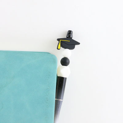Gotas focales modificadas para requisitos particulares del silicón para el clip DIY de la pulsera de la graduación de las plumas