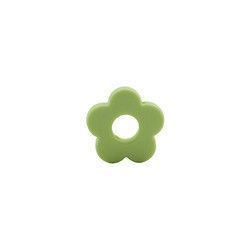 La gota los 4.5cm de la dentición del silicón de los agujeros de la flor para el clip del pacificador de DIY mastica el collar