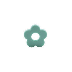 La gota los 4.5cm de la dentición del silicón de los agujeros de la flor para el clip del pacificador de DIY mastica el collar