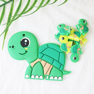 Gotas animales del pequeño silicón, bebé Teether de las gotas del silicón para la pulsera de cadenas del collar