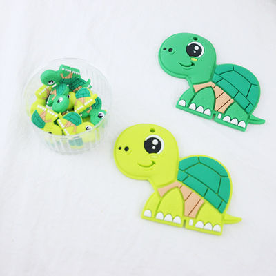 Gotas animales del pequeño silicón, bebé Teether de las gotas del silicón para la pulsera de cadenas del collar