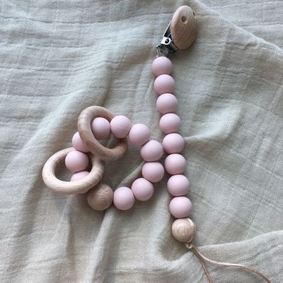 Pulsera modificada para requisitos particulares de la gota de la dentición del silicón para jugar infantil de los niños del bebé