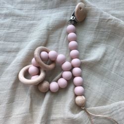 Pulsera modificada para requisitos particulares de la gota de la dentición del silicón para jugar infantil de los niños del bebé