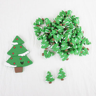 Mini Food Grade Christmas Silicone gotea para el collar de la cadena del pacificador de DIY