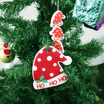 Mini Food Grade Christmas Silicone gotea para el collar de la cadena del pacificador de DIY