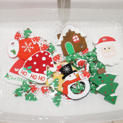 Mini Food Grade Christmas Silicone gotea para el collar de la cadena del pacificador de DIY