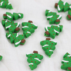 Mini Food Grade Christmas Silicone gotea para el collar de la cadena del pacificador de DIY