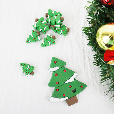 Gota BPA masticable de la dentición del silicón del sombrero de la Navidad libre para el bebé infantil