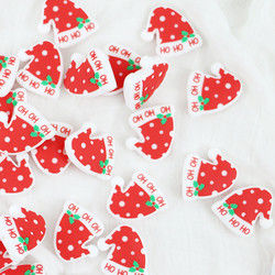 Gota BPA masticable de la dentición del silicón del sombrero de la Navidad libre para el bebé infantil