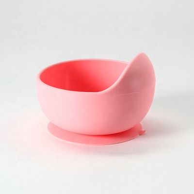 El cuenco durable del silicón de los colores multi fijó suavemente flexible para la alimentación del bebé