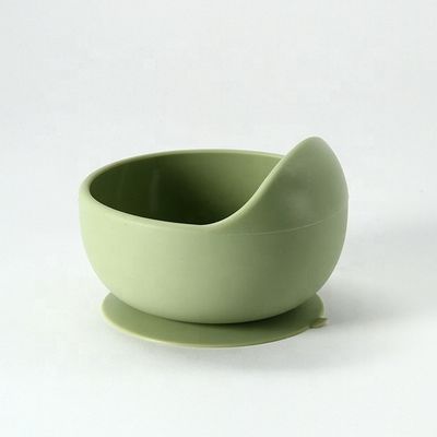El cuenco durable del silicón de los colores multi fijó suavemente flexible para la alimentación del bebé