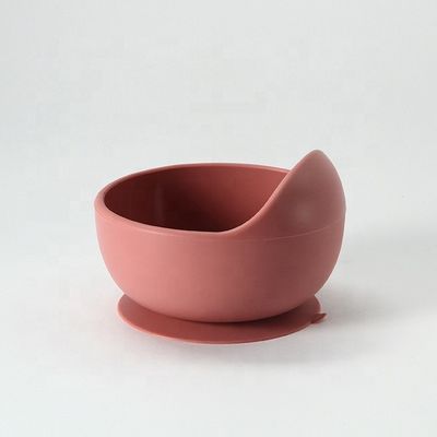 El cuenco durable del silicón de los colores multi fijó suavemente flexible para la alimentación del bebé