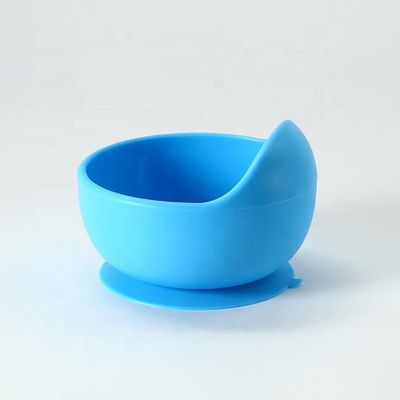 El cuenco durable del silicón de los colores multi fijó suavemente flexible para la alimentación del bebé