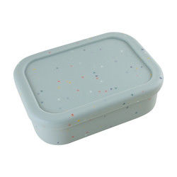 3 envases del almuerzo del silicón del compartimiento, silicón reutilizable Bento Lunch Box Leak Proof