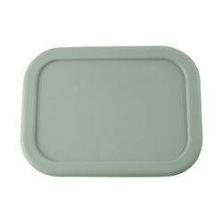 3 envases del almuerzo del silicón del compartimiento, silicón reutilizable Bento Lunch Box Leak Proof