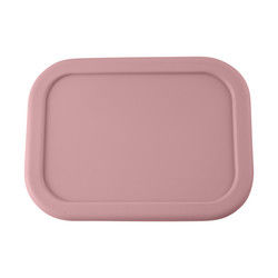 3 envases del almuerzo del silicón del compartimiento, silicón reutilizable Bento Lunch Box Leak Proof