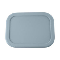 3 envases del almuerzo del silicón del compartimiento, silicón reutilizable Bento Lunch Box Leak Proof