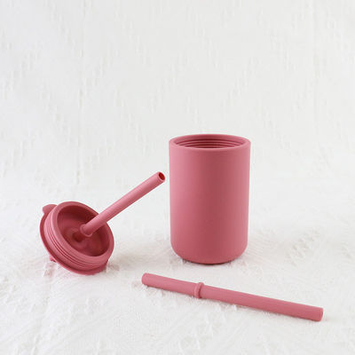 La ronda múltiple de la taza de los niños del silicón del color forma la prueba libre del derramamiento de BPA para el niño