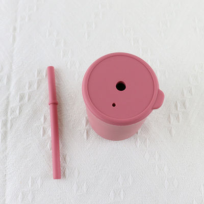 La ronda múltiple de la taza de los niños del silicón del color forma la prueba libre del derramamiento de BPA para el niño
