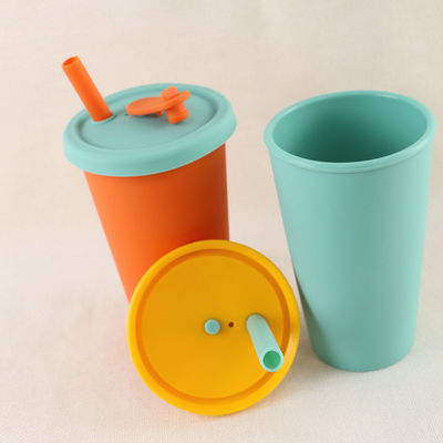 Taza de café plegable del silicón del campo del viaje 350ml con Straw Lid