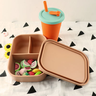 Taza portátil de los niños del silicón de la prueba caliente para el jugo 300ml 350ml de la leche del té