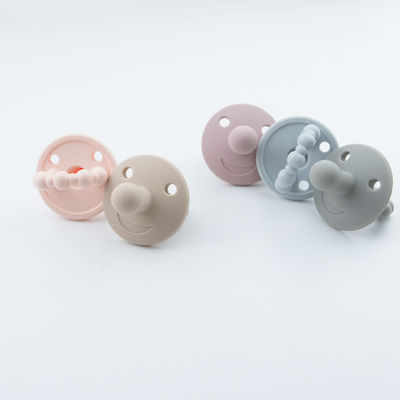 Tenedor de la bolsa de Cat Kitty Shape Silicone Pacifier Case para los pacificadores que echan los dientes del bebé