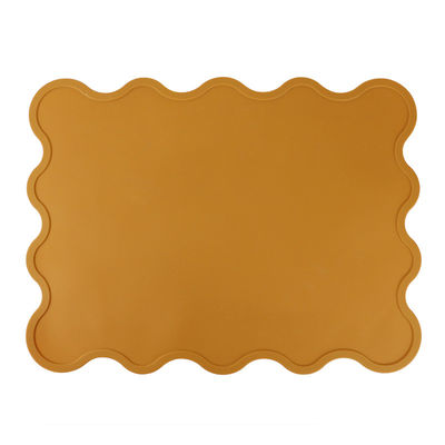 Estera de tabla reutilizable de los niños de BPA del silicón de lugar del resbalón impermeable libre de la estera no para la alimentación del bebé
