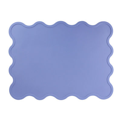 Forma irregular antideslizante de la estera de lugar del silicón de los niños de la categoría alimenticia para la estera de tabla de alimentación del bebé