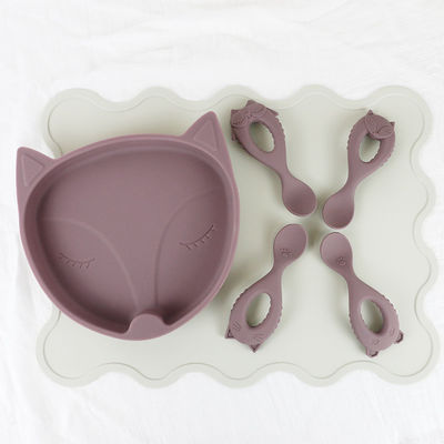 Estera de tabla reutilizable de los niños de BPA del silicón de lugar del resbalón impermeable libre de la estera no para la alimentación del bebé