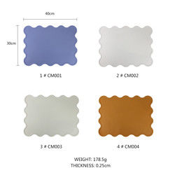 Cat Face Kids Silicone Placemat, estera de alimentación de Mat Heat Resistant Waterproof de la mesa de comedor del silicón