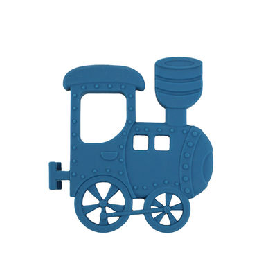 Poco bebé Teether del silicón del tren para el collar Toy Non Toxic