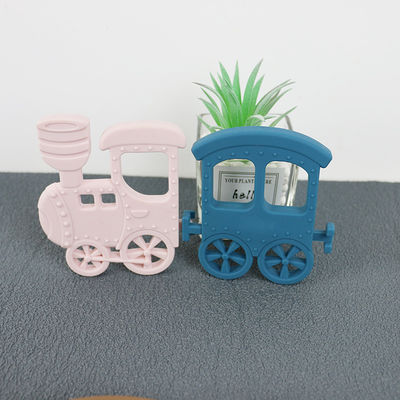 Poco bebé Teether del silicón del tren para el collar Toy Non Toxic