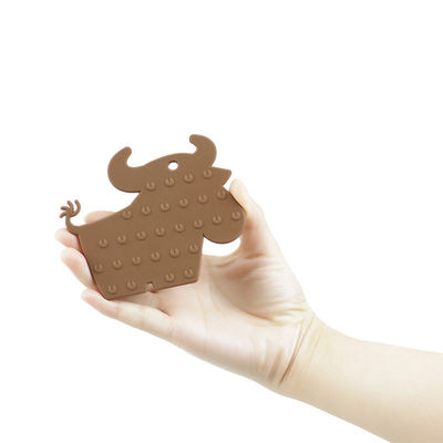 Bebé libre Teether del silicón de BPA masticable para el OEM de cuidado del regalo