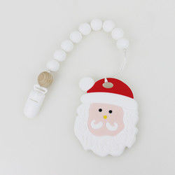 Árbol de navidad Teether, gotas de goma suaves seguras del silicón de DIY para la dentición