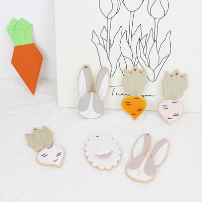 Ovejas Bunny Personalised Silicone Teether BPA libre para el bebé recién nacido