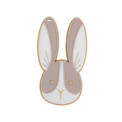 Ovejas Bunny Personalised Silicone Teether BPA libre para el bebé recién nacido