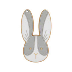 Ovejas Bunny Personalised Silicone Teether BPA libre para el bebé recién nacido