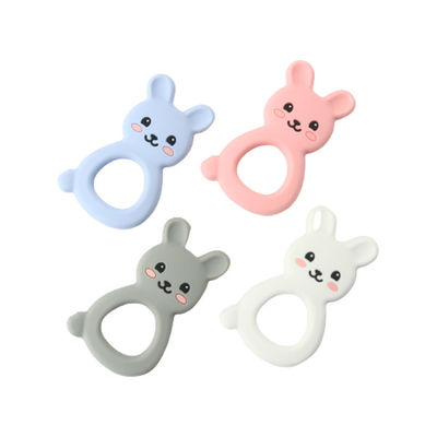 Anillo de Teether del silicón de Montessori, silicón Toy For Children Newborn Infant que echa los dientes