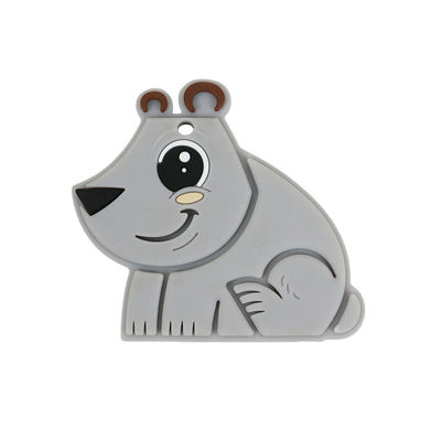 Bebé Teether BPA Eco libre del silicón de la categoría alimenticia del oso amistoso